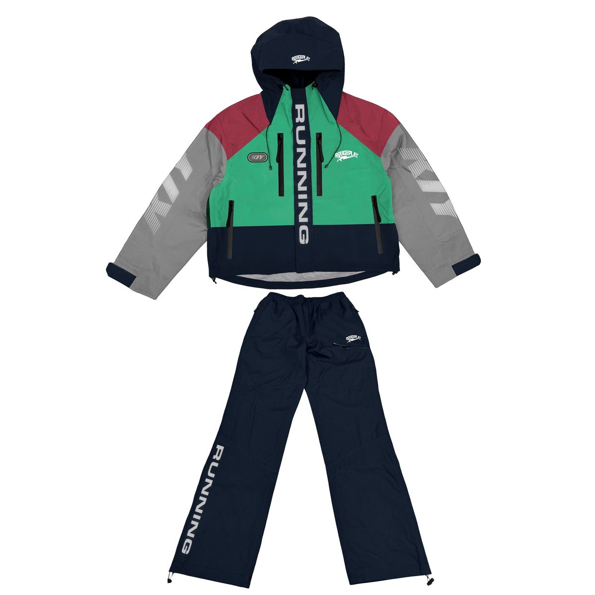 Roughplay Water Resistance Tracksuit Green
