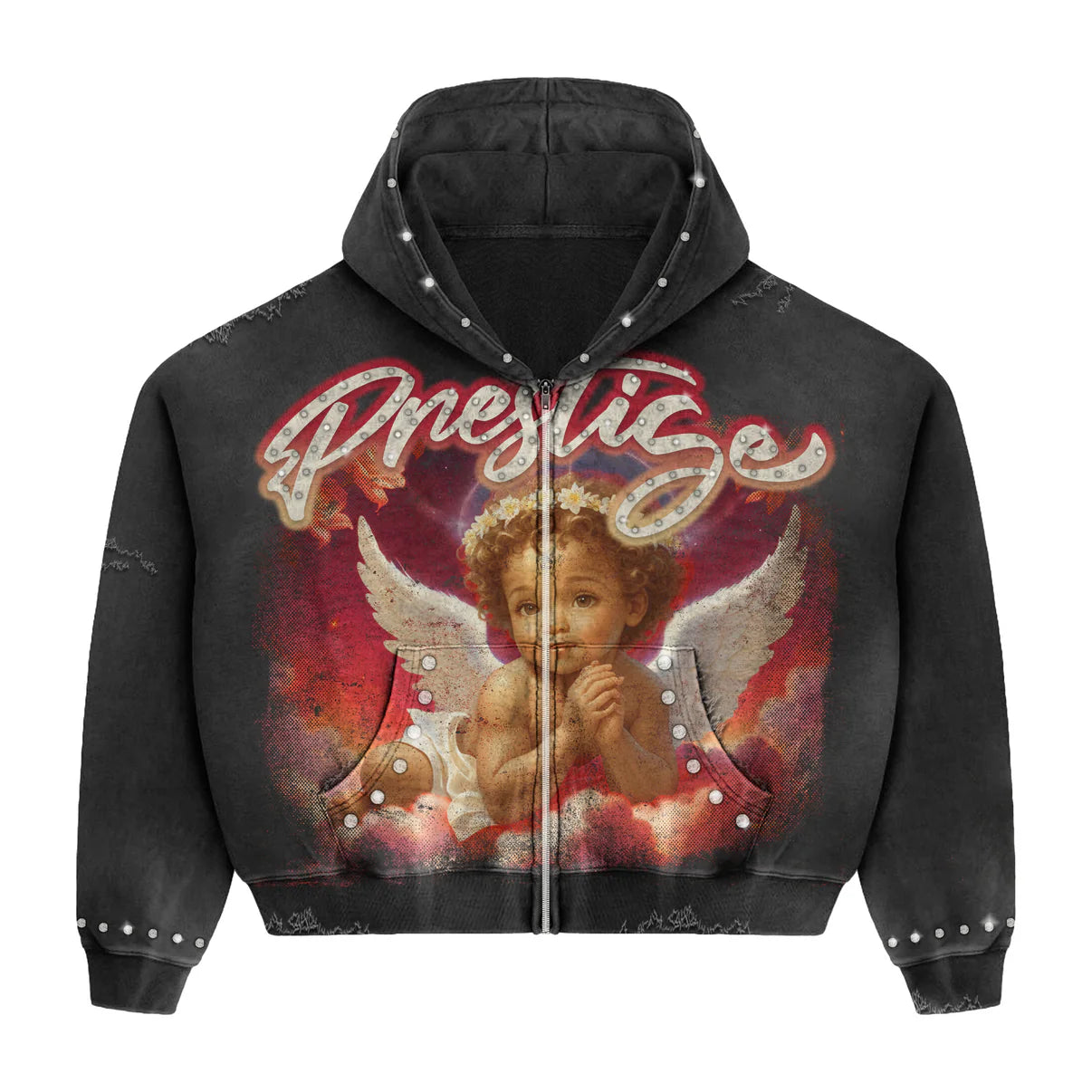 Prestige Angel Hoodie Black/Red "Black"