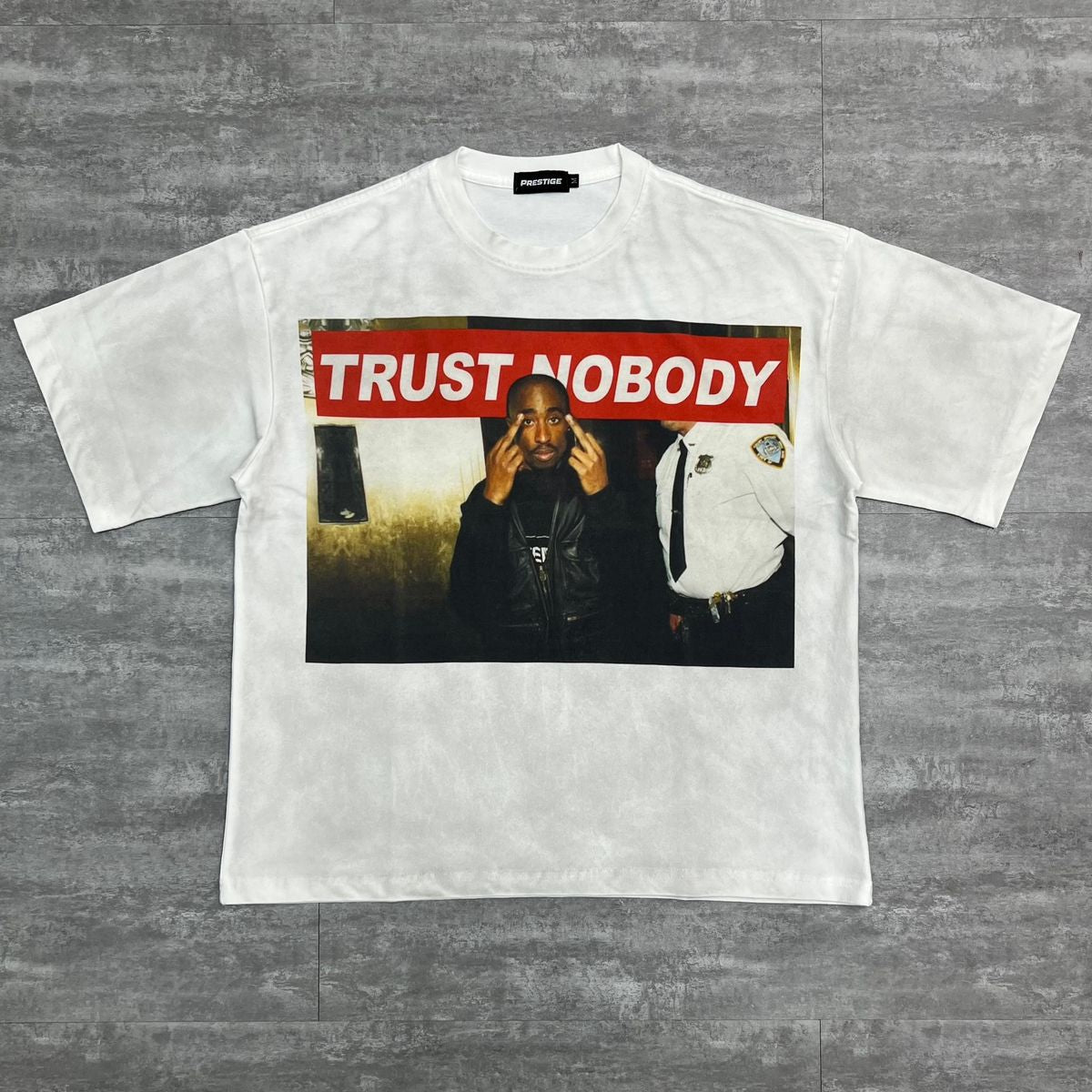 Prestige Tee Trust Nobody White