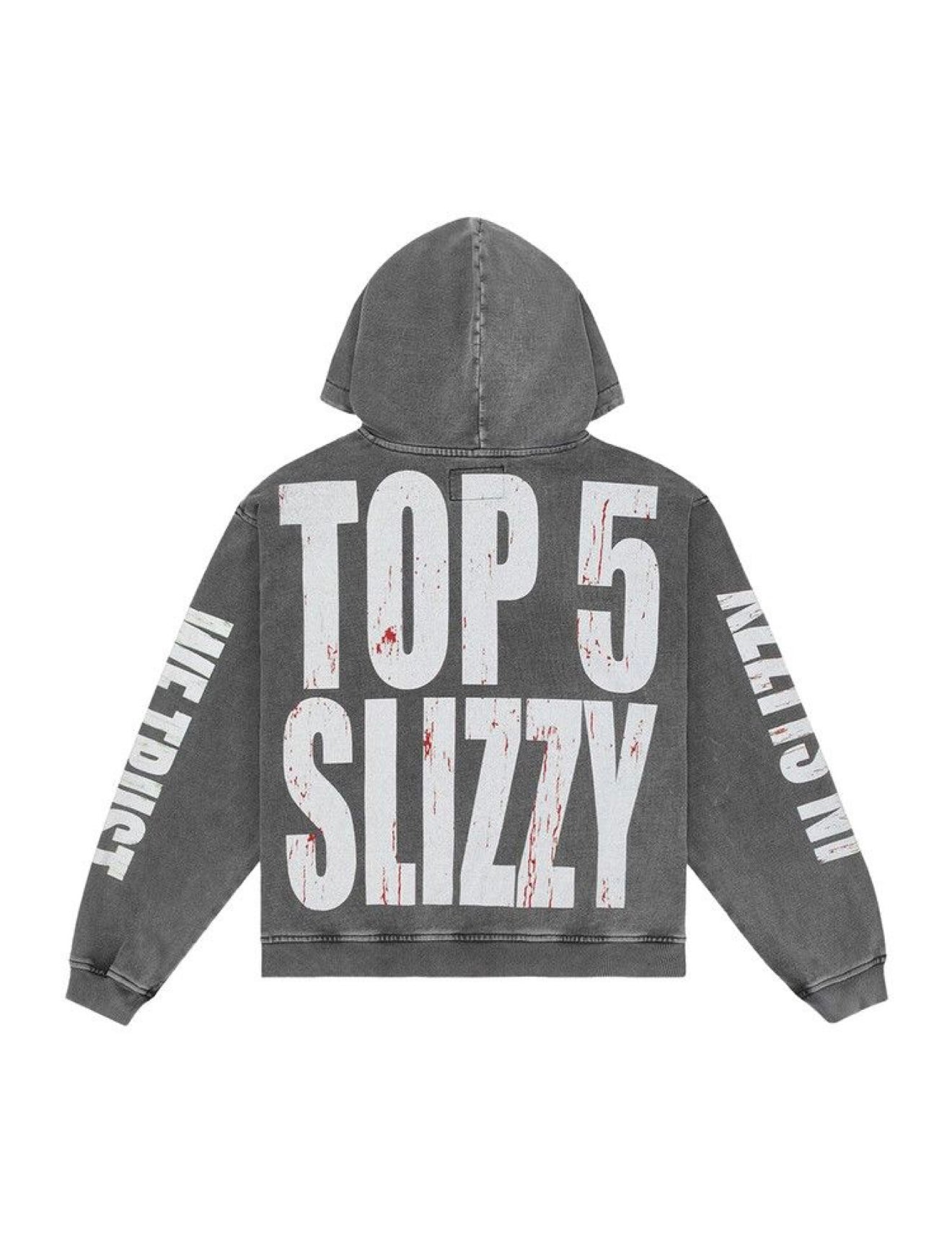 Godspeed Top 5 Slizzy VVS Hoodie Grey Wash