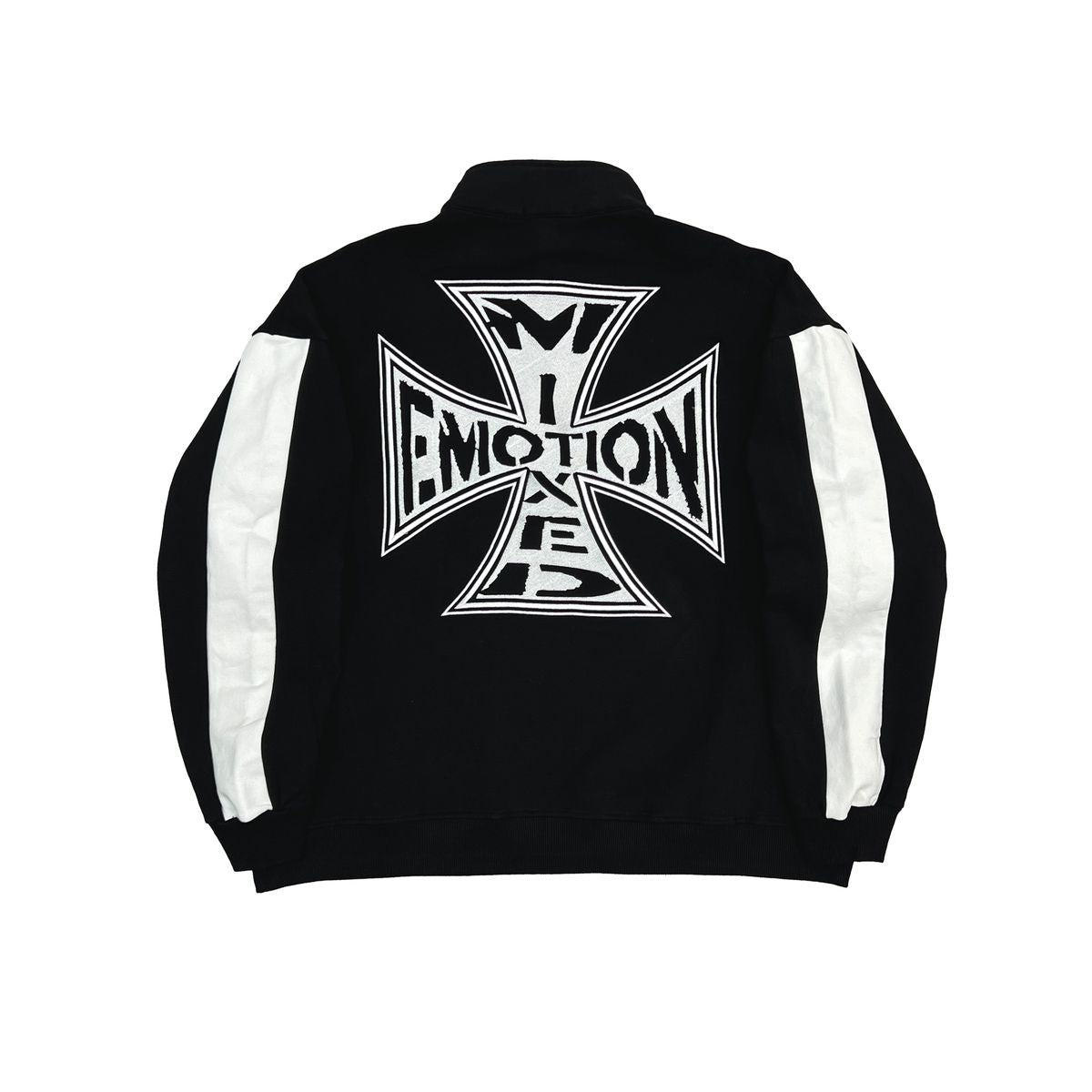 Mixed Emotion Black Quarter Hoodie