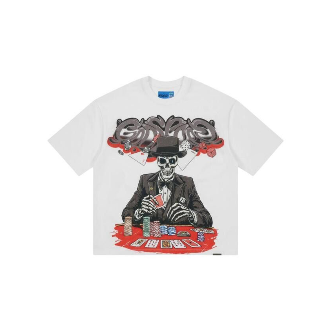 Godspeed High Stakes T-Shirt NG White