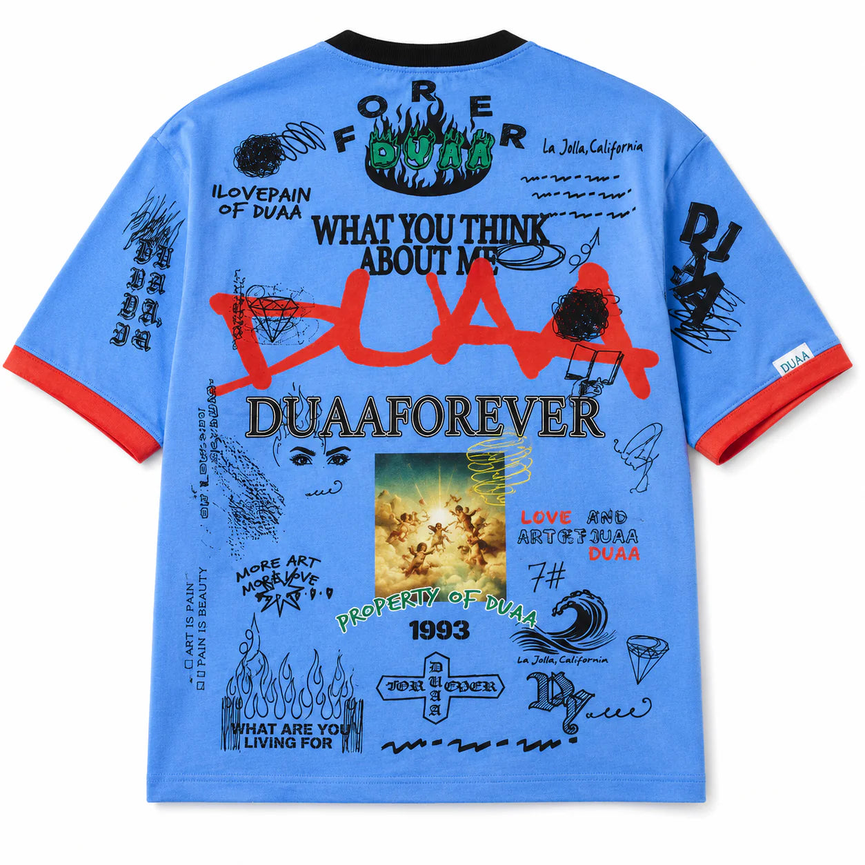 DUAA Thoughts Tee Blue
