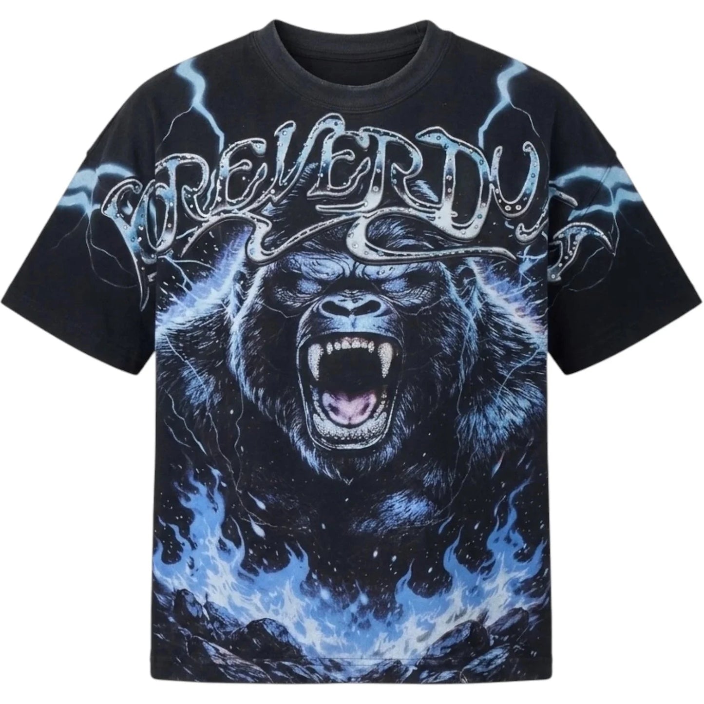 Duaa Electric Tee Black