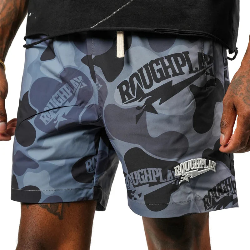 RoughPlay Camo Shorts Grey