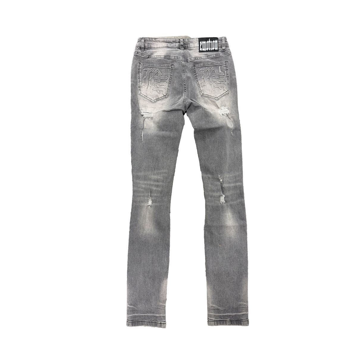 Mixed Emotion Grey 001 Denim