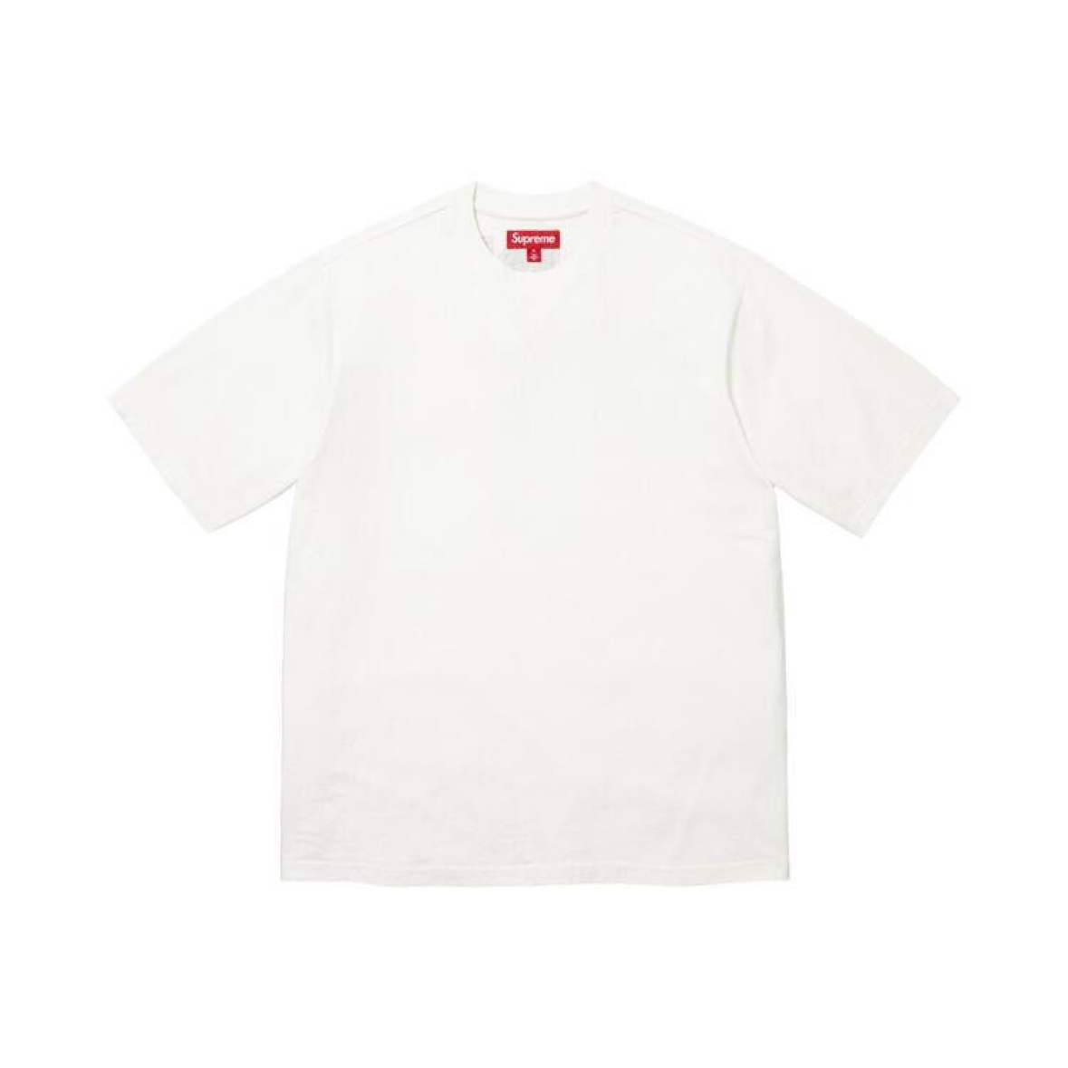 Supreme Rhinestone Script S/S Top White