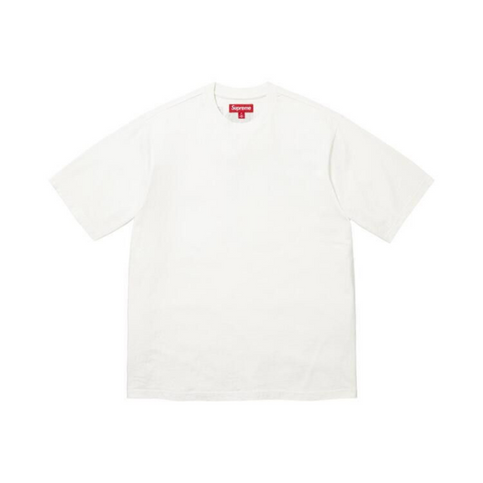 Supreme Rhinestone Script S/S Top White