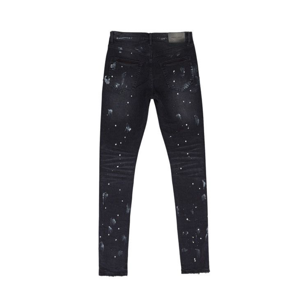 Purple Brand Jean Black Resin Knee Slit