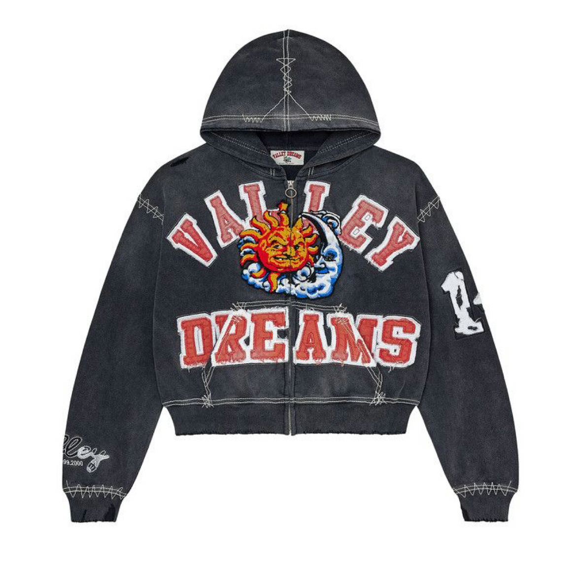 Vale Forever Sunny Zip Up 'Black'