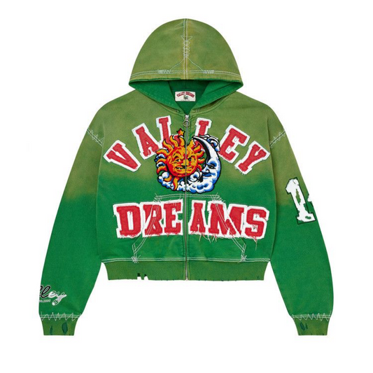 Vale Forever Sunny Zip Up Green