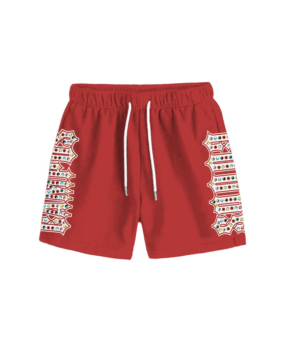 Campus Goods Vengeance Gem Shorts Red