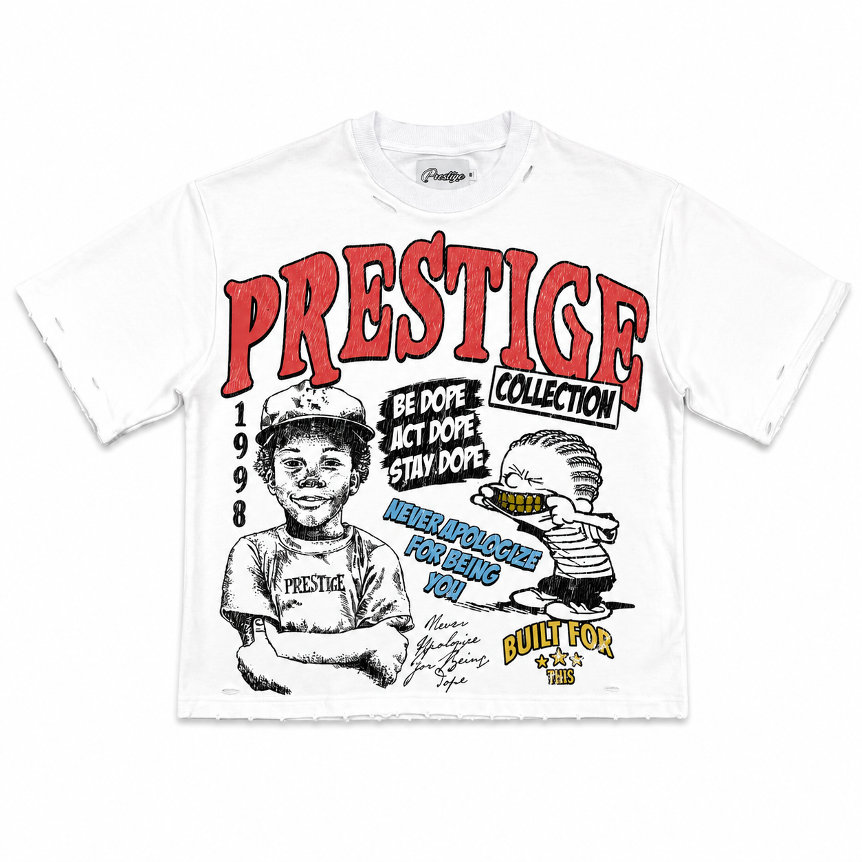Prestige Dope White Tee