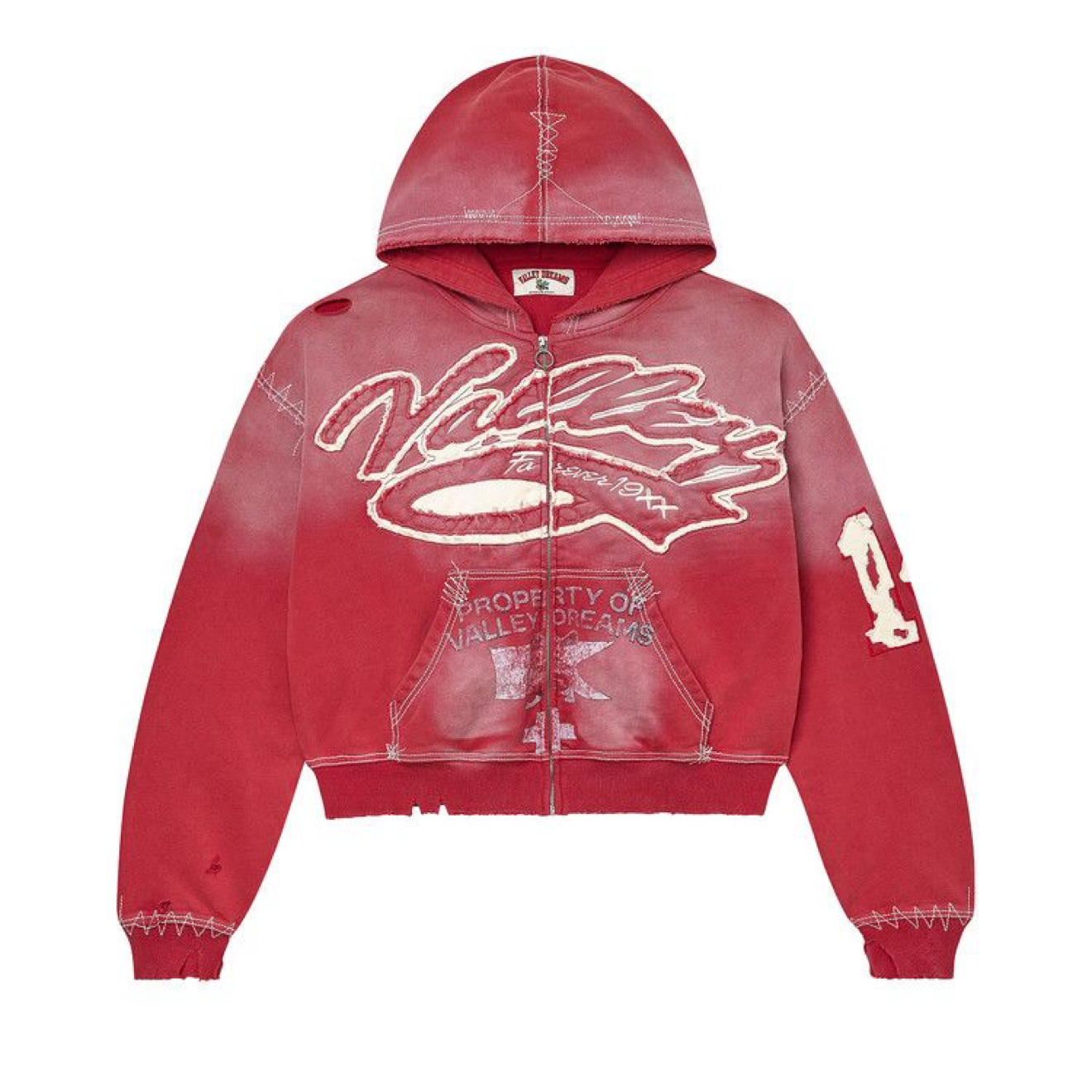 Vale Forever Zip Up Religion Burn Red