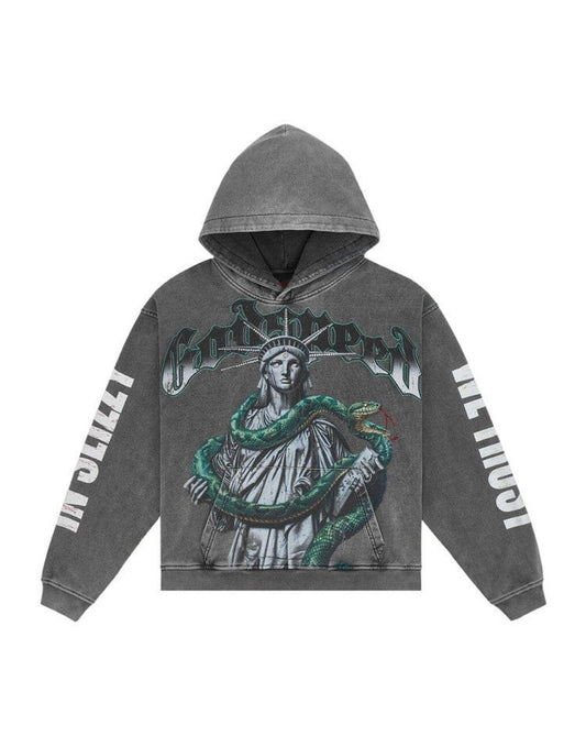 Godspeed Top 5 Slizzy VVS Hoodie Grey Wash