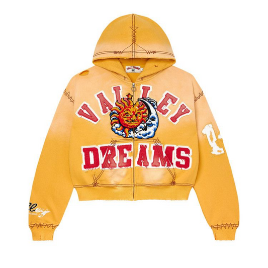 Vale Forever Sunny Zip Up Yellow