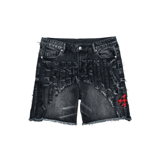 Free Refills Core Denim Jorts Black