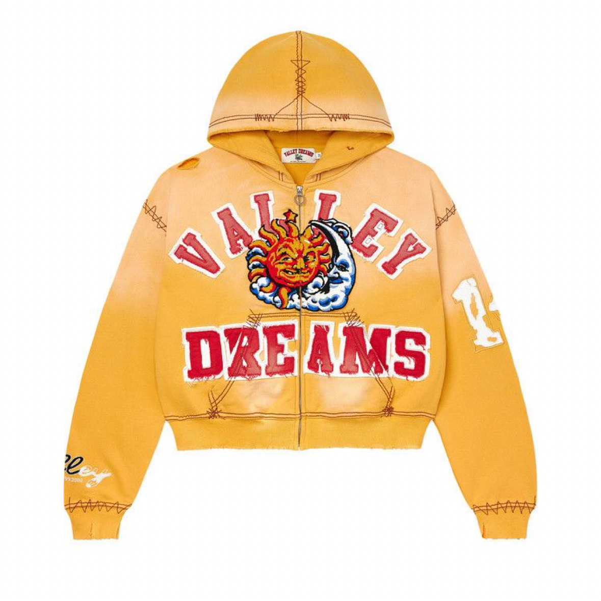 Vale Forever Sunny Zip Up 'Yellow'