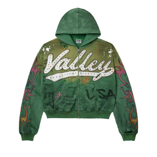 Vale Forever Inferno Zip Up 'Green'