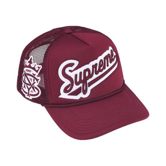 Supreme University Mesh Back 5-Panel Maroon