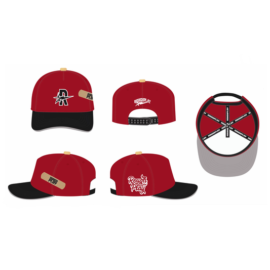Roughplay Bandaid Snapback Red/Black