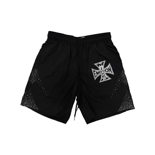Mixed Emotion Black Classic Nylon Short