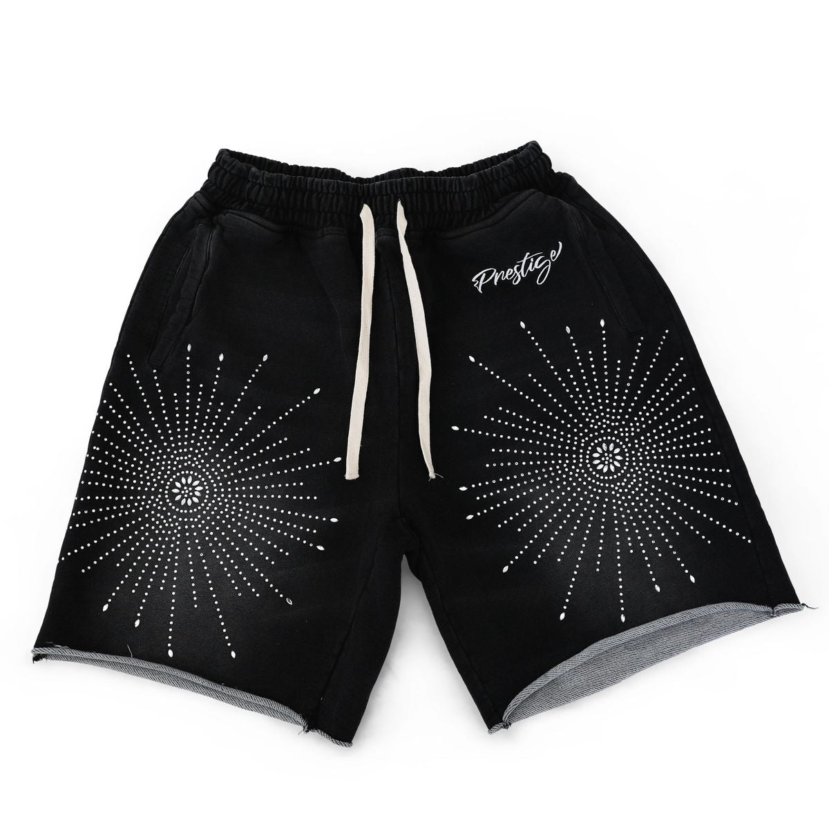Prestige Black Star Rhinestone Shorts