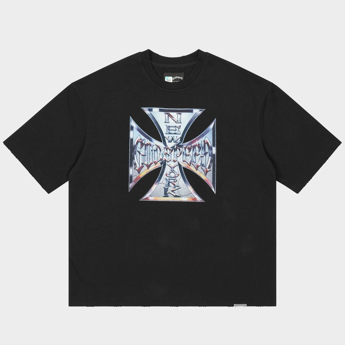 Godspeed Chrome Motto T-Shirt Black