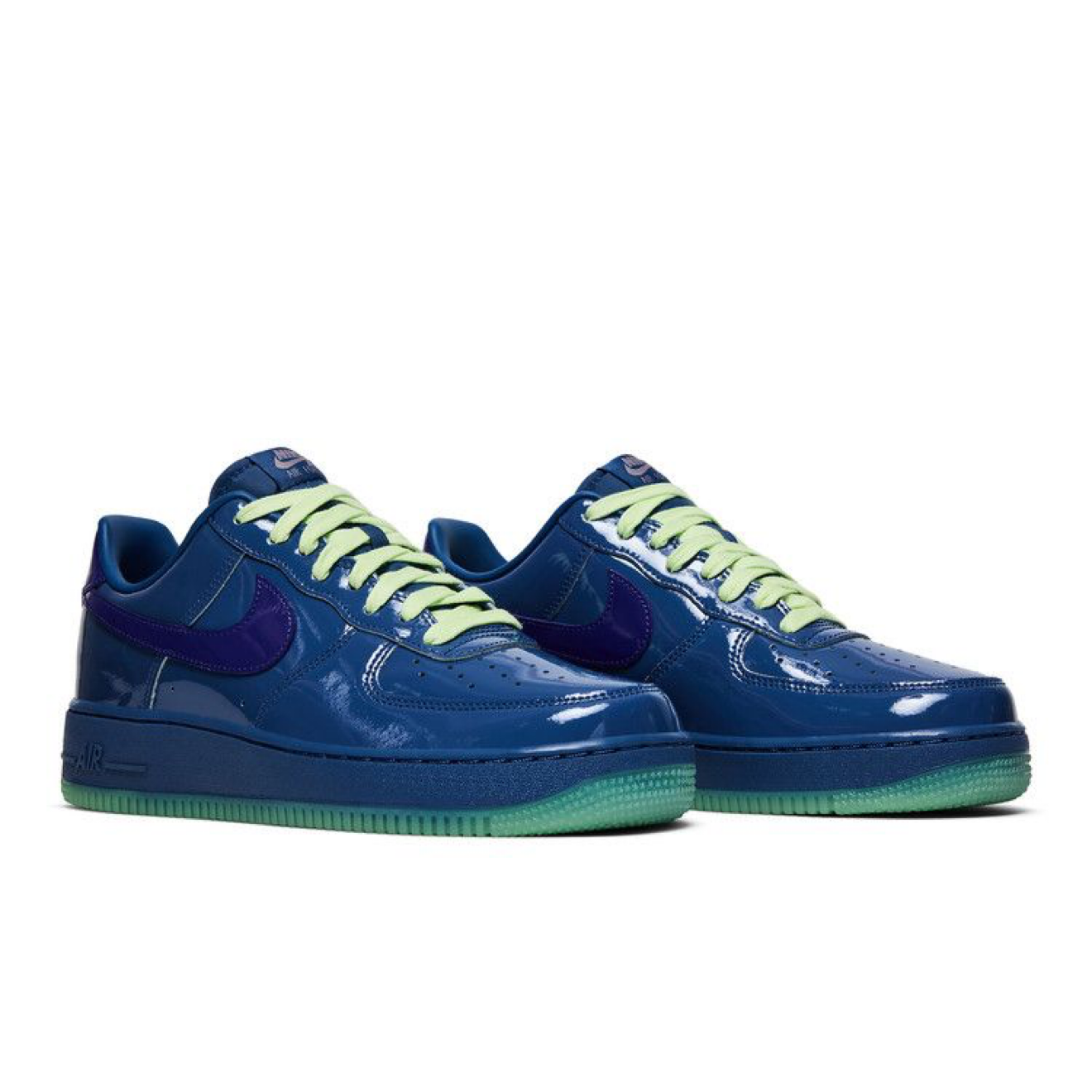 Air Force 1 Low Patent Leather Mystic Navy Grape Ice