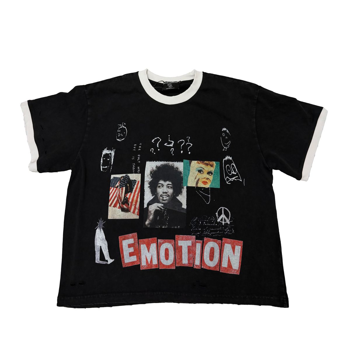 Mixed Emotion Black Static Tee