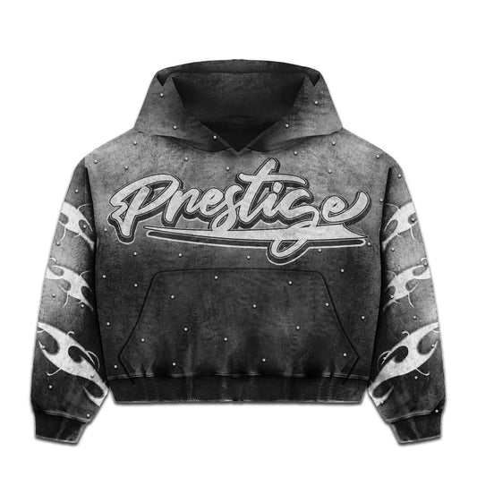 Prestige Flame Hoodie “Black”