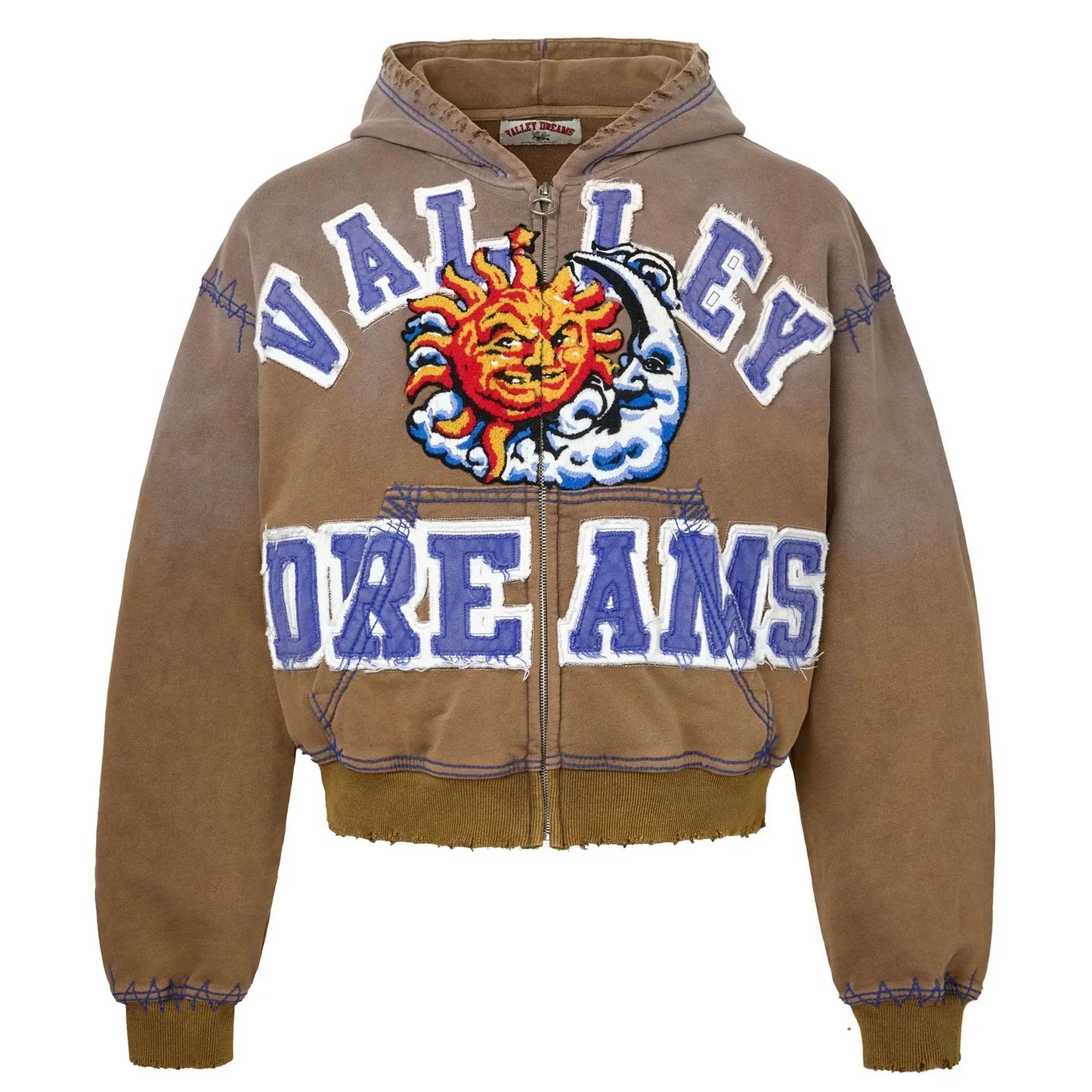 Vale Forever Sunny Zip Up Brown