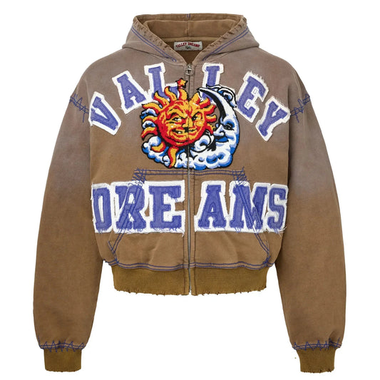 Vale Forever Sunny Zip Up Brown