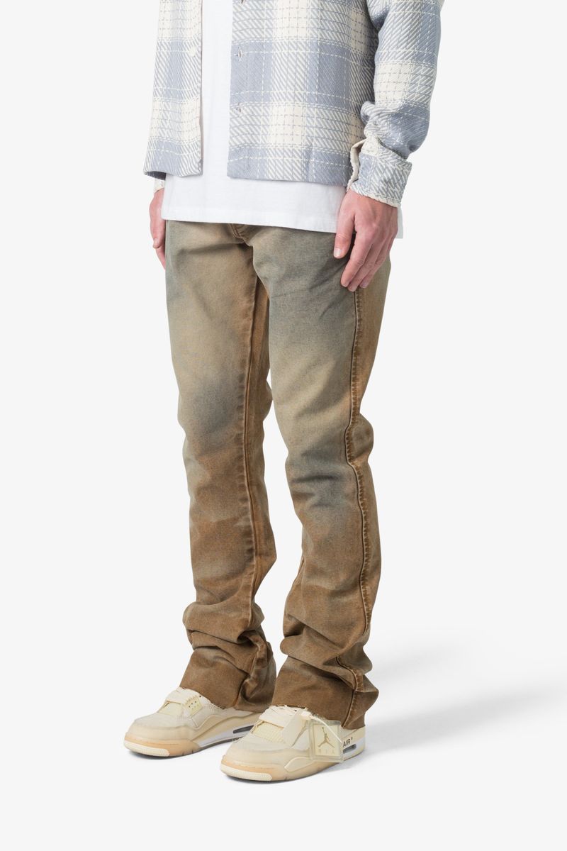 Flare Burnt Denim Black/Brown