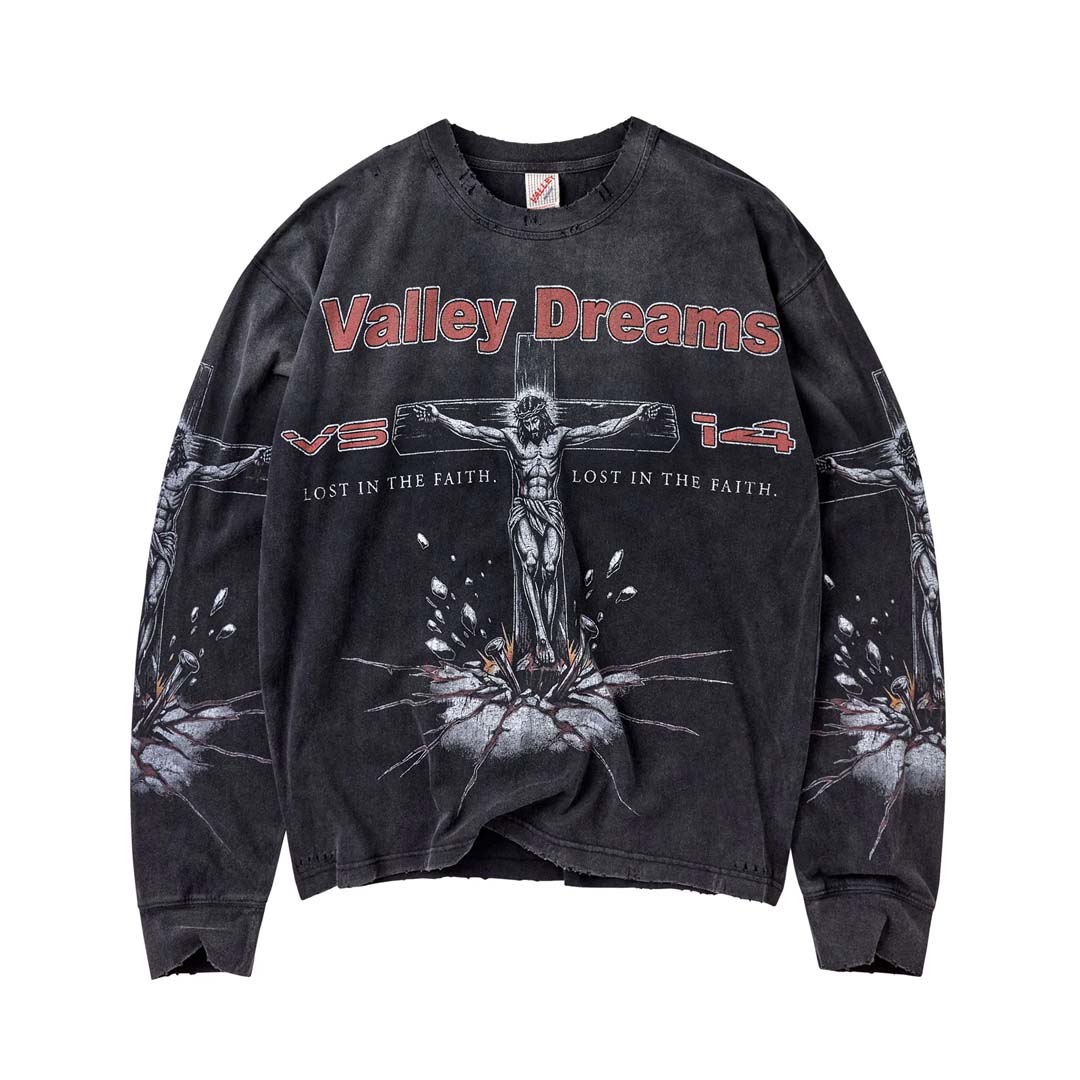 Vale Forever Concrete Cross LS Black