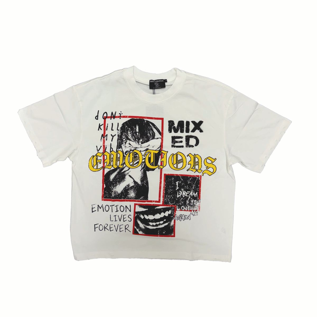 Mixed Emotion Forever White Tee