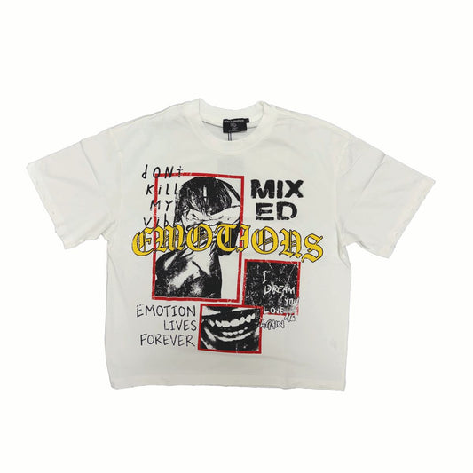 Mixed Emotion Forever White Tee