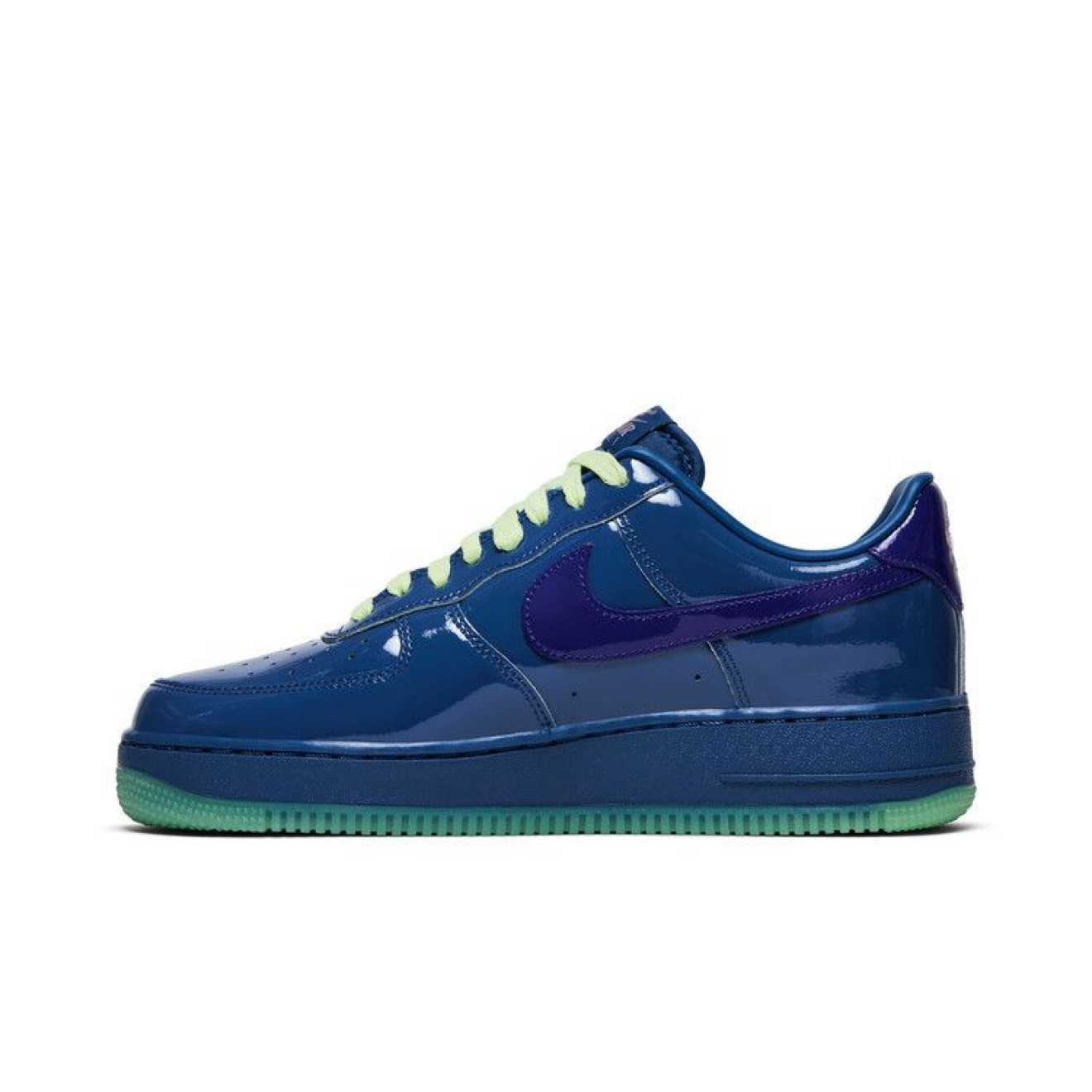 Air Force 1 Low Patent Leather Mystic Navy Grape Ice