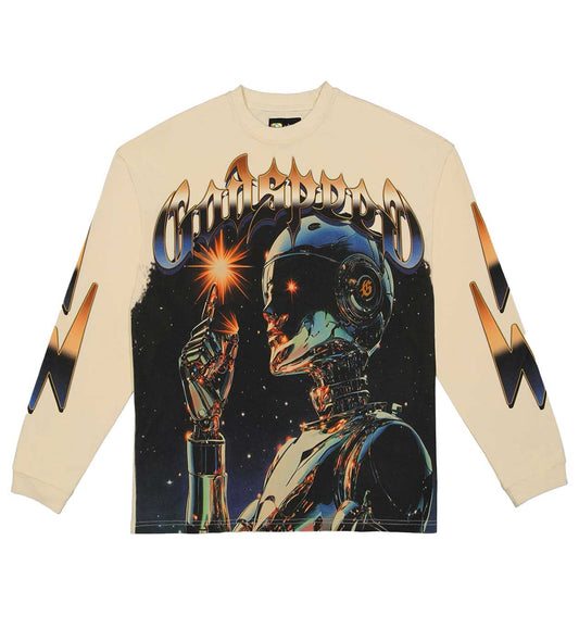 Godspeed Sputnik L/S T-shirt Bone