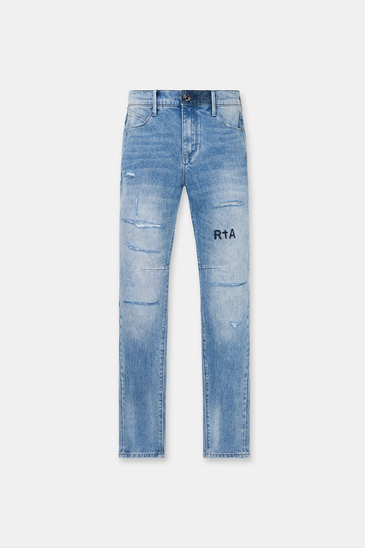 RTA Bryant Skinny Denim Jeans Pant Vintage Blue