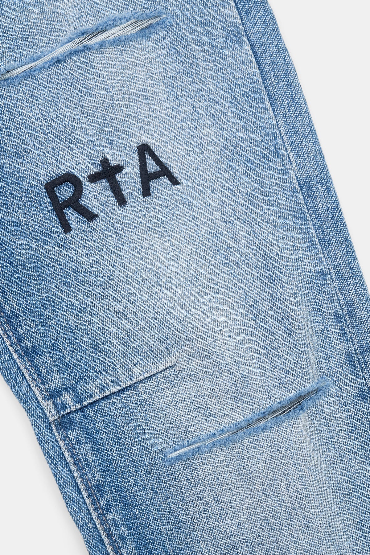 RTA Bryant Skinny Denim Jeans Pant Vintage Blue