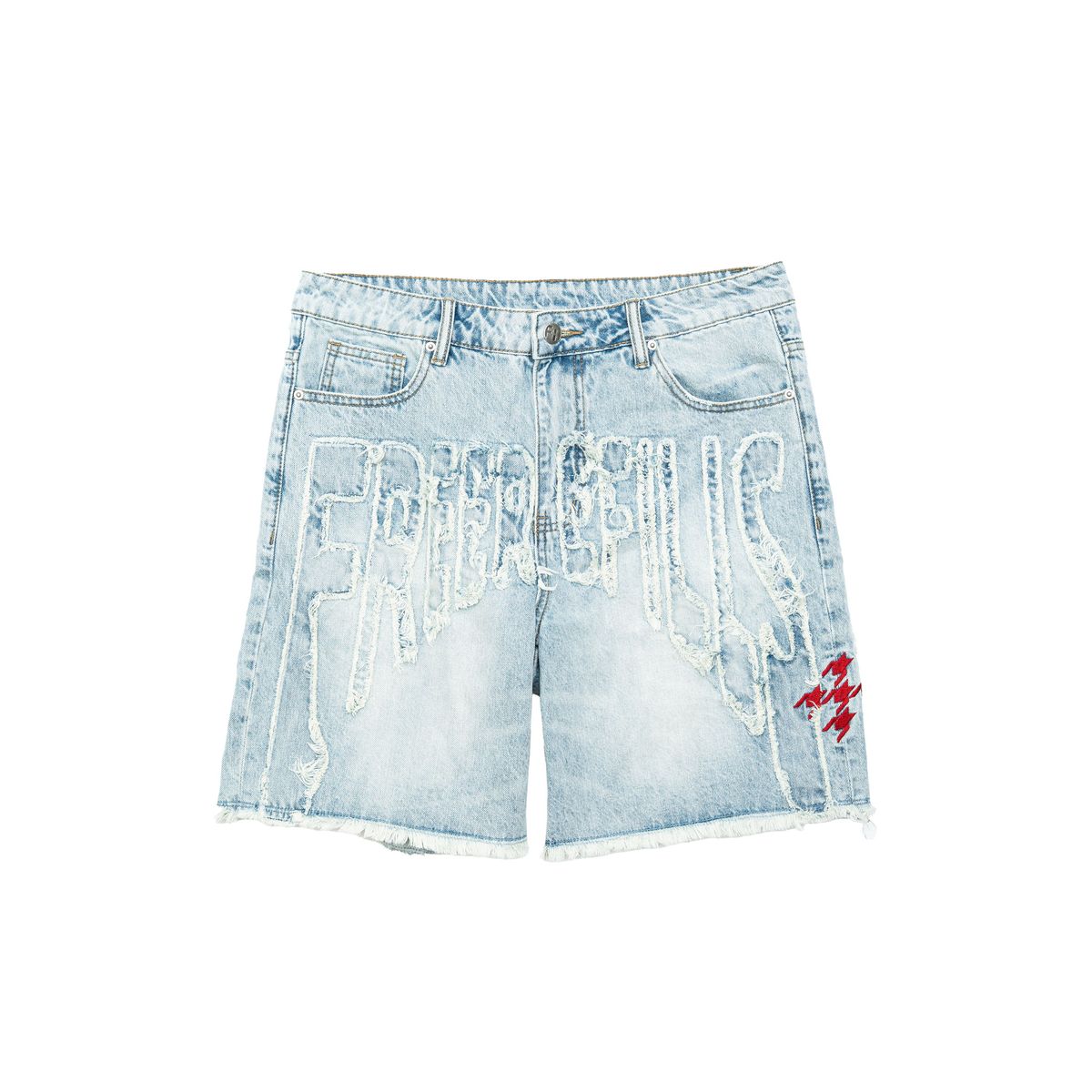 Free Refill Core Denim Jorts Blue