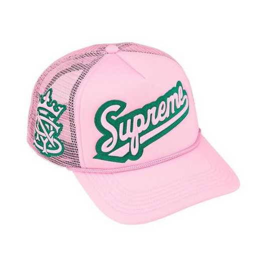 Supreme University Mesh Back 5-Panel Pink