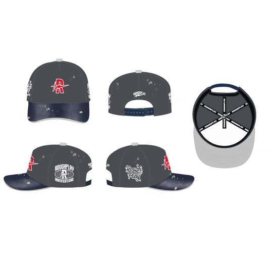 Roughplay Vintage SnapBack (Grey/Navy)