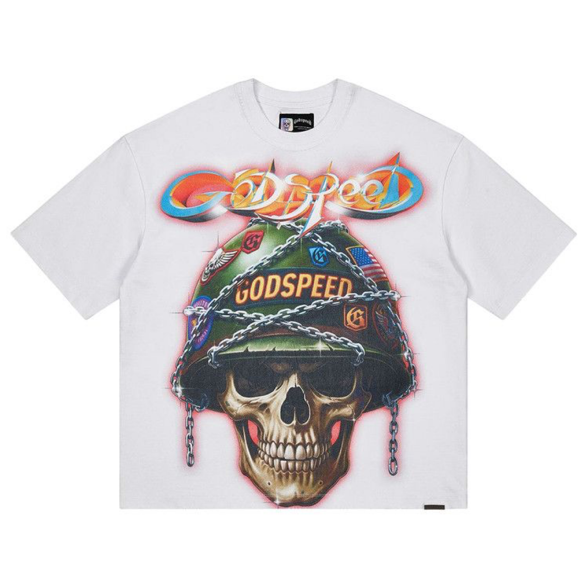 Godspeed Badges Of Honor T-Shirt Snow