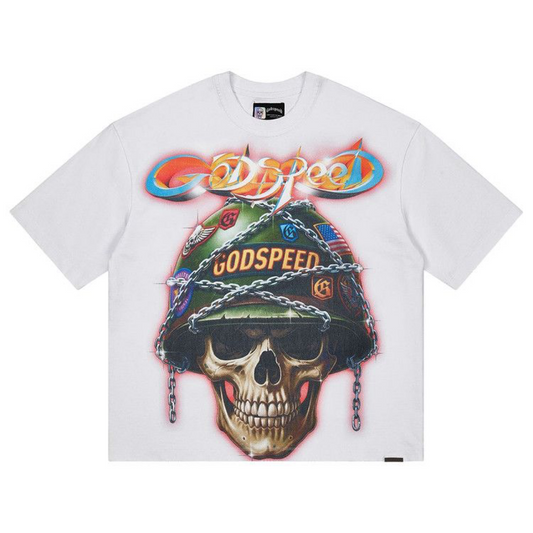 Godspeed Badges Of Honor T-Shirt Snow