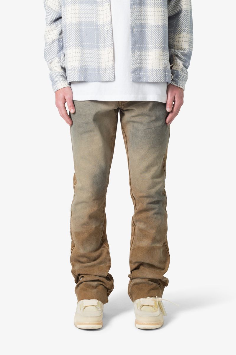 Flare Burnt Denim Black/Brown