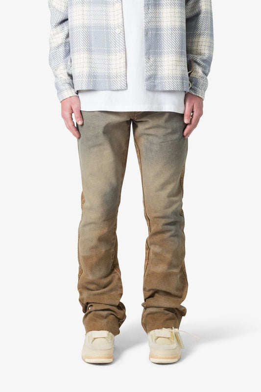 Flare Burnt Denim Black/Brown