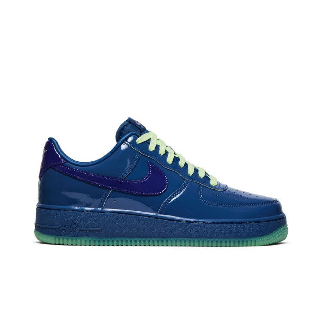 Air Force 1 Low Patent Leather Mystic Navy Grape Ice