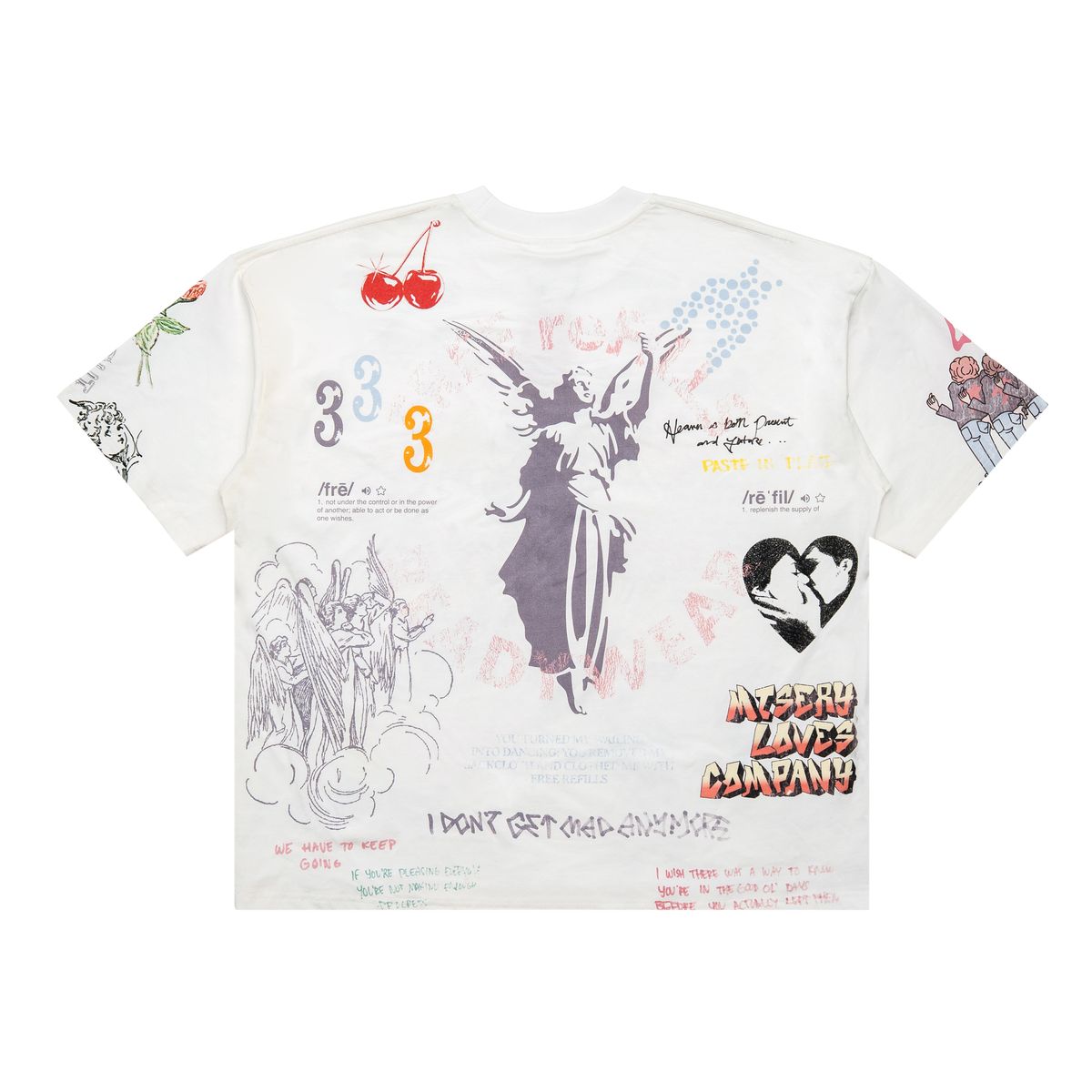 Free Refills Grafflti Tee White